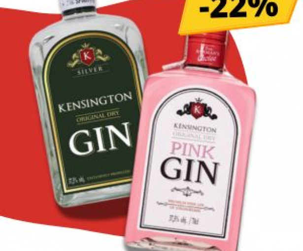 Kensington Gin 37,5% 0,7l, dry, pink