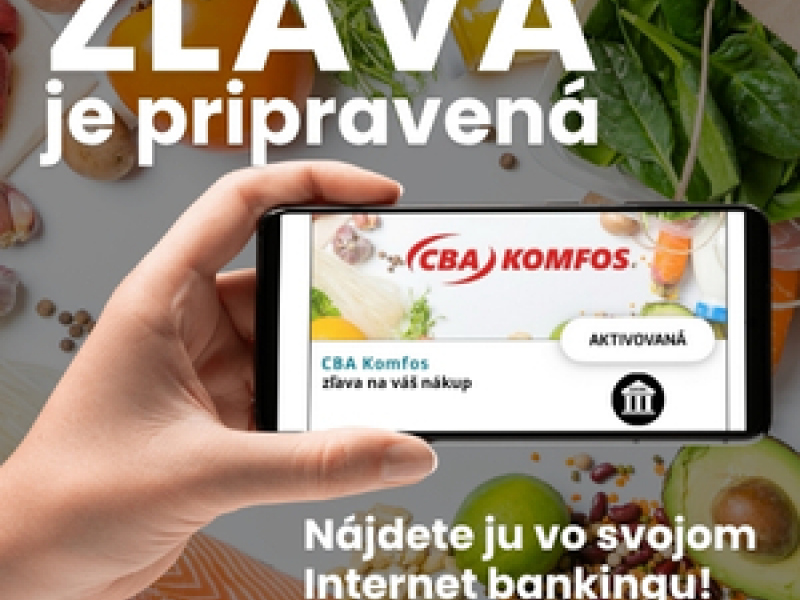 Zľava je pripravená