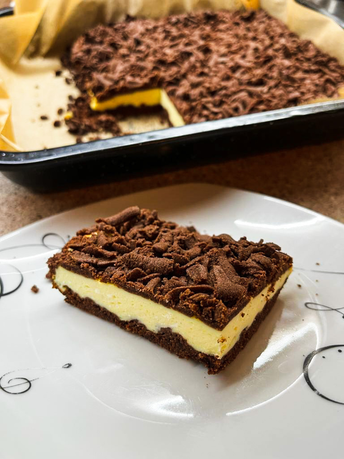 Strúhaný koláč z ryžovej múky