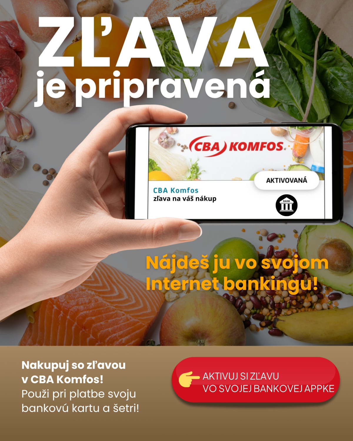 Nakupuj výhodne v CBA Komfos