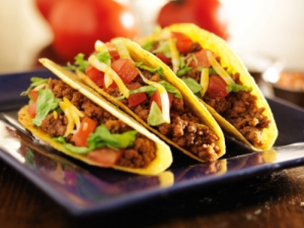 Tacos s bravčovým mäsom