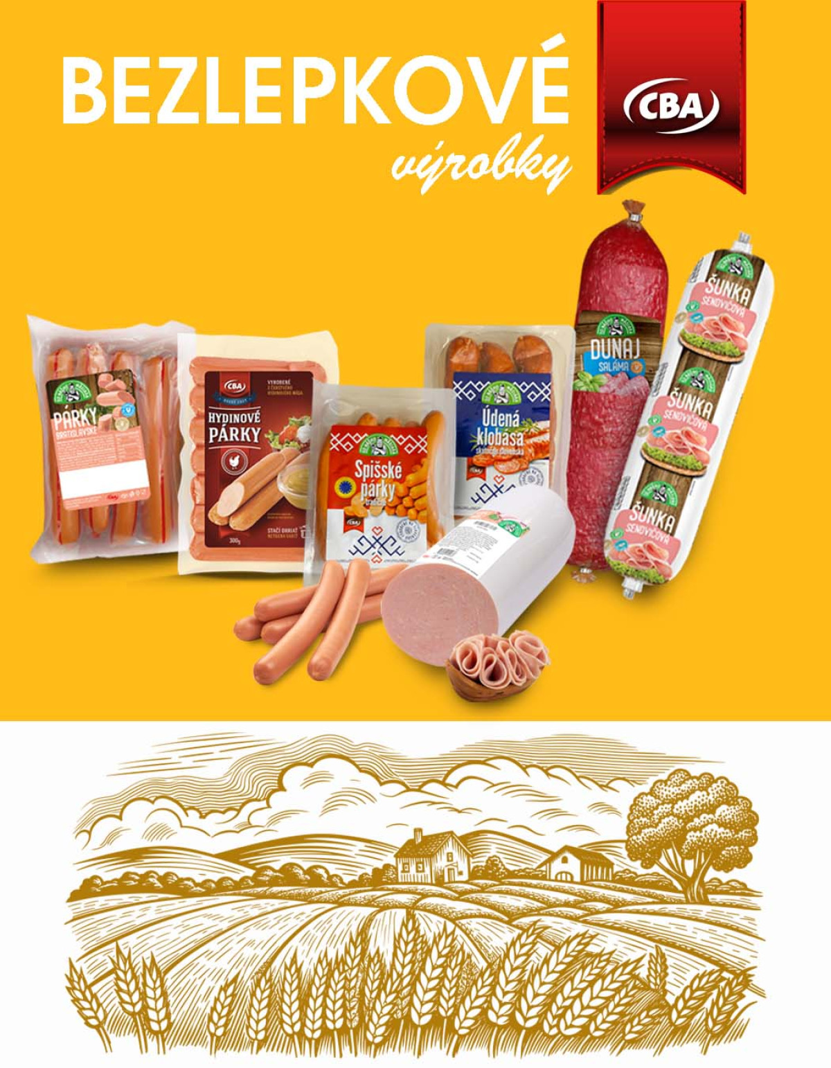 Poznáte výrobky našej značky CBA?