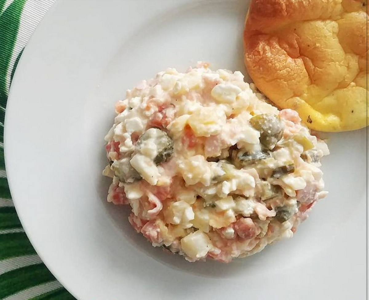 Vianočný zemiakový šalát