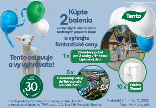 Výherná listina Tento súťaž november