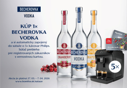 Súťaž s Becherovkou Vodkou