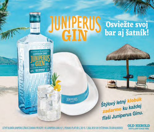 Klobúk na hlavu a gin do ruky!