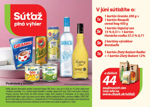 Vyhraj balíček chutných cien