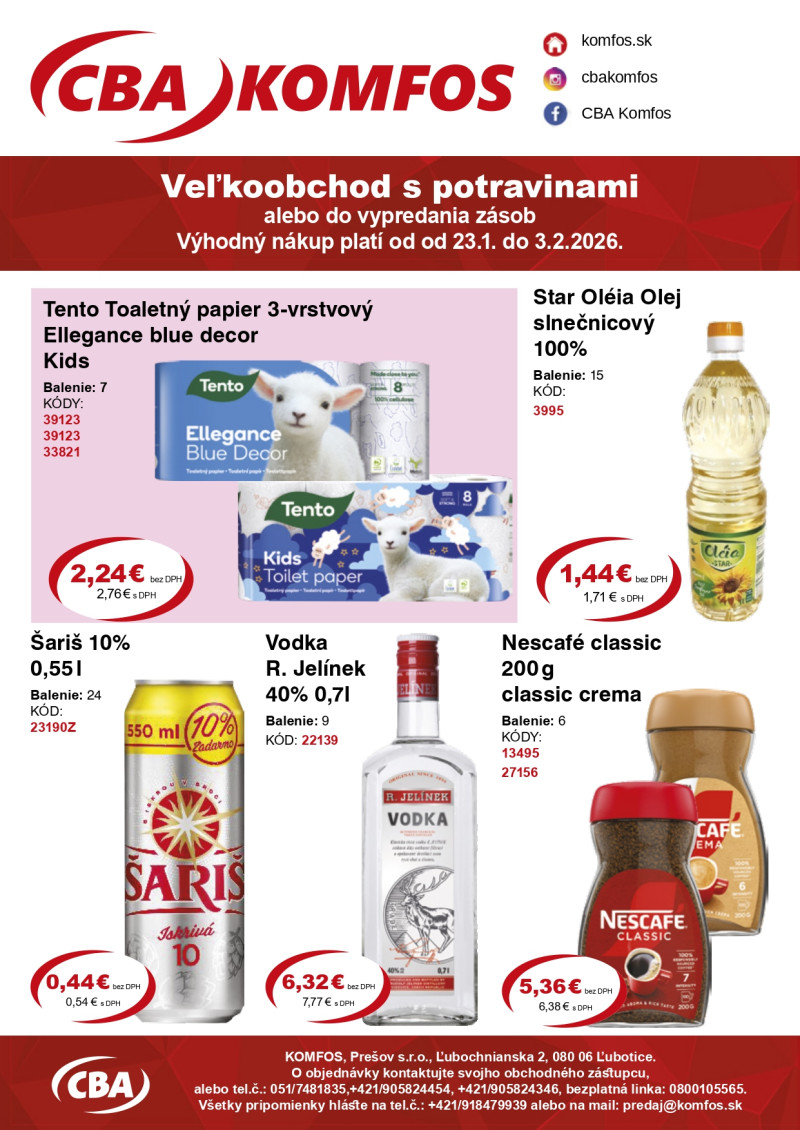 Aktuálne výhodne pre Veľkoobchod